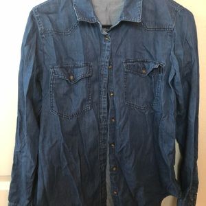 Forever 21 Denim Button Up